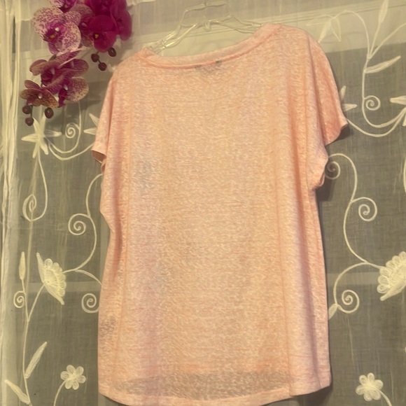 🌺NWOT-Nicole Miller-summer top, size XL, pink with pretty flowers front … - Picture 6 of 6